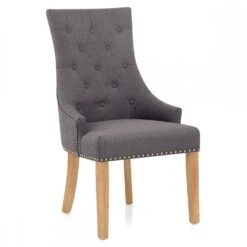 Atlantic Esszimmerstuhl Stoff - Ascot - Eiche