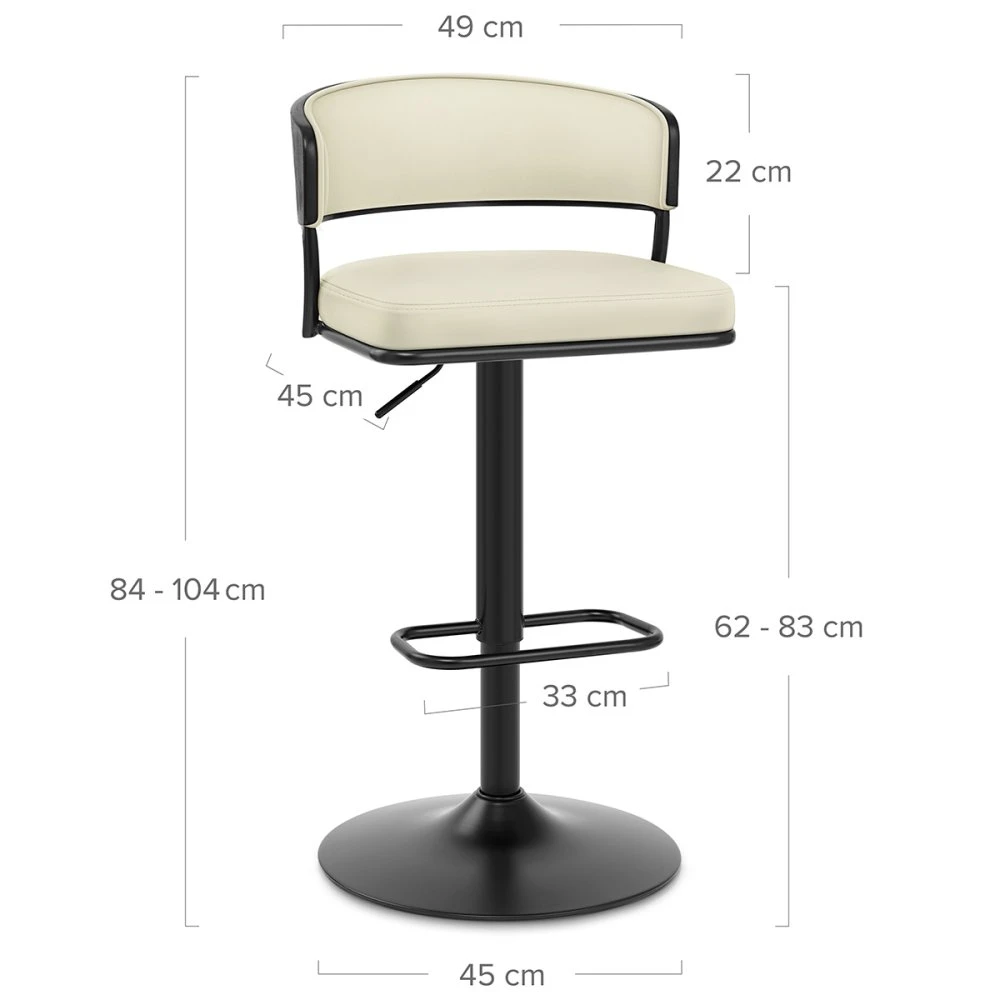 Barhocker Echtleder - Alexa 8 Barhocker Echtleder - Alexa – Bild 6