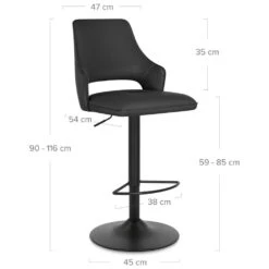 Barhocker Kunstleder - Iona -Barhocker Welt barhocker kunstleder iona 5