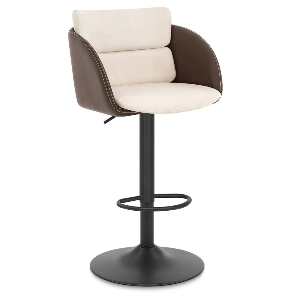 Barhocker Kunstleder Und Samt - Modus 3 Barhocker Kunstleder Und Samt - Modus