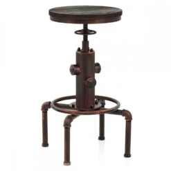 Atlantic Barhocker Kupfer Antik - Hydrant