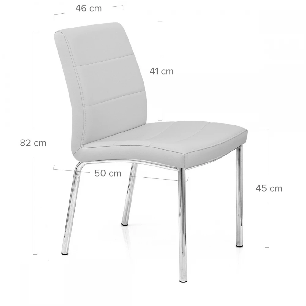 Atlantic Kunstleder Chrom Stuhl - Breakfast 8 Atlantic Kunstleder Chrom Stuhl - Breakfast – Bild 6