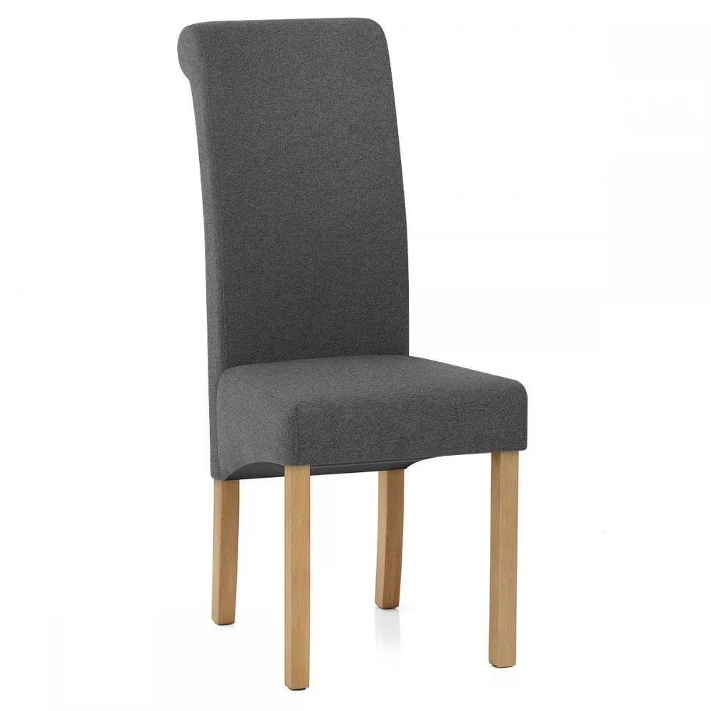 Stoff Esszimmerstuhl Eiche - Carolina 3 Stoff Esszimmerstuhl Eiche - Carolina