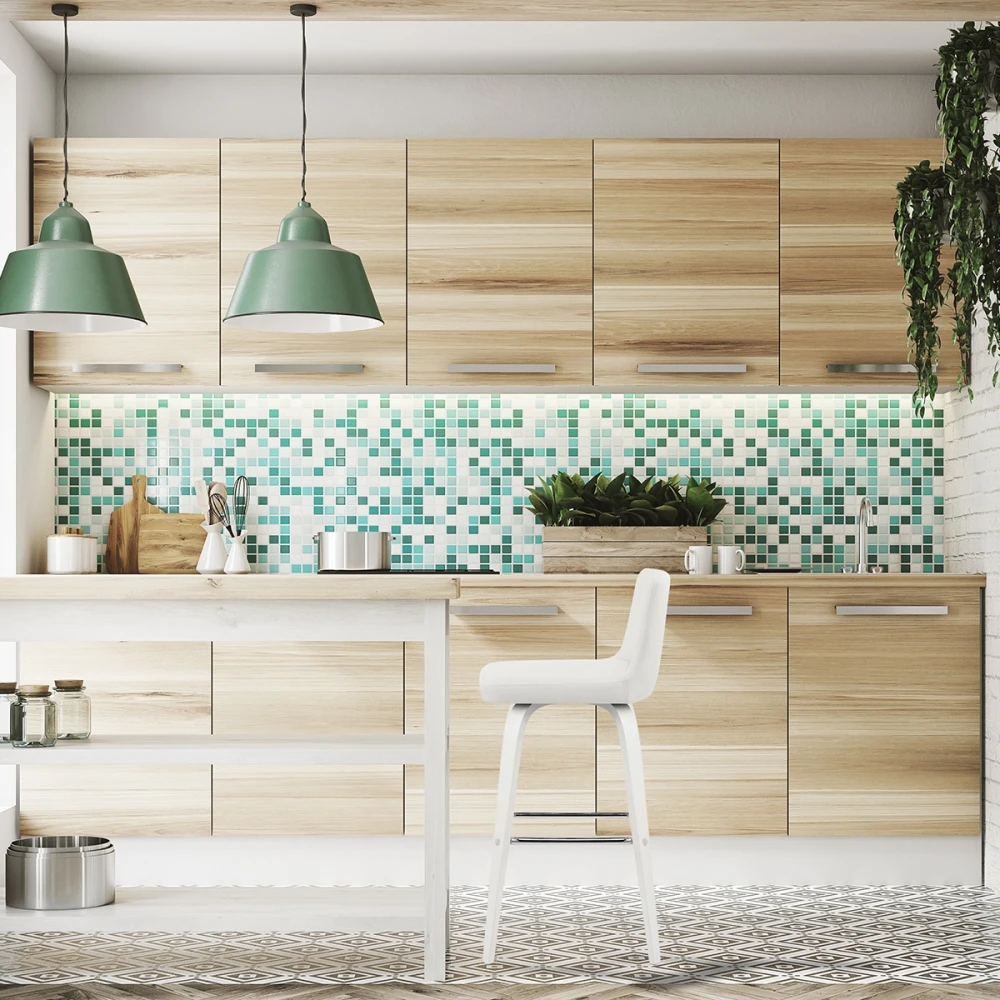 Atlantic Kunstleder Holzbarhocker - Charlotte 9 Atlantic Kunstleder Holzbarhocker - Charlotte – Bild 7