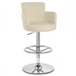 Atlantic Kunstleder Barhocker Chrom - Chateau