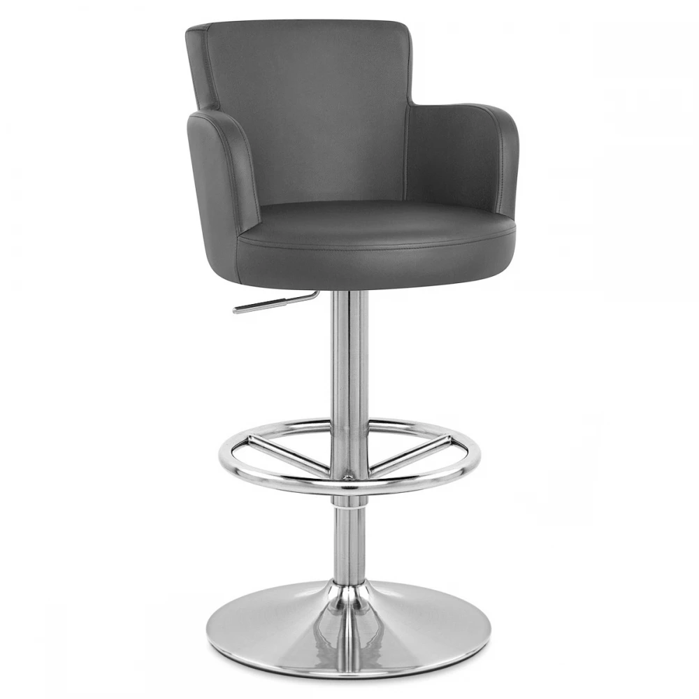 Atlantic Kunstleder Barhocker Gebürstet - Chateau 4 Atlantic Kunstleder Barhocker Gebürstet - Chateau – Bild 2