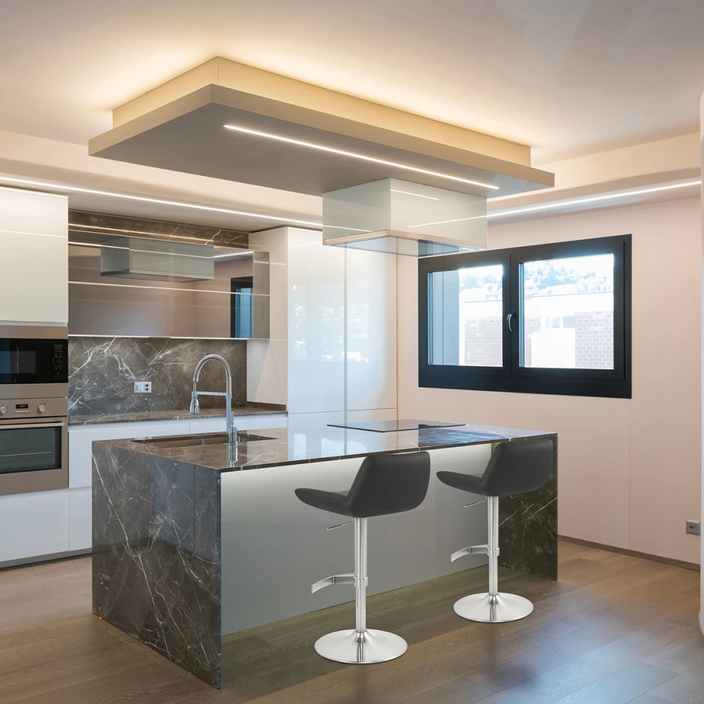 Atlantic Kunstleder Barhocker Gebürstet - Christiana 9 Atlantic Kunstleder Barhocker Gebürstet - Christiana – Bild 7