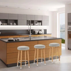 Samtbarhocker Eiche - Conrad -Barhocker Welt conrad samtbarhocker eiche 6