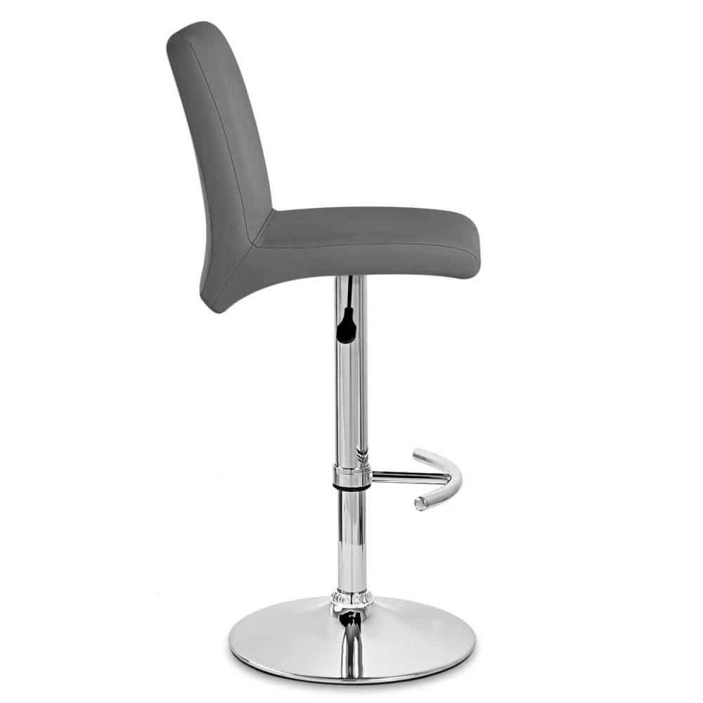 Atlantic Kunstleder Barhocker Chrom - Deluxe High Back 5 Atlantic Kunstleder Barhocker Chrom - Deluxe High Back – Bild 3