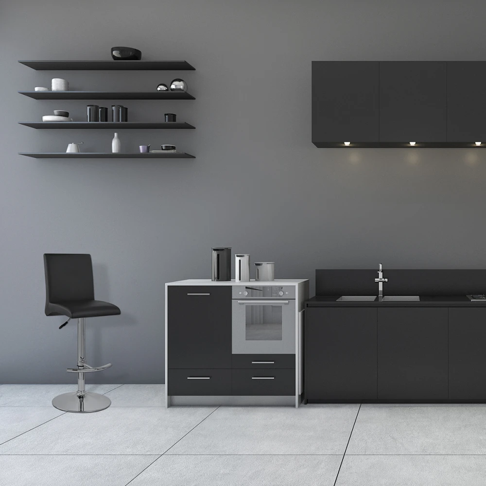 Atlantic Kunstleder Barhocker Chrom - Deluxe High Back 9 Atlantic Kunstleder Barhocker Chrom - Deluxe High Back – Bild 7