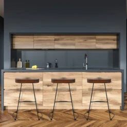 Barhocker Dunkler Holz - Freedom Schwarz -Barhocker Welt dunkler holz freedom schwarz 6