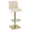 Echtleder Barhocker Gebürstet Gold - Lush -Barhocker Welt echtleder barhocker gebuerstet gold lush