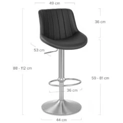 Barhocker Echtleder - Versailles -Barhocker Welt echtleder barhocker versailles 5