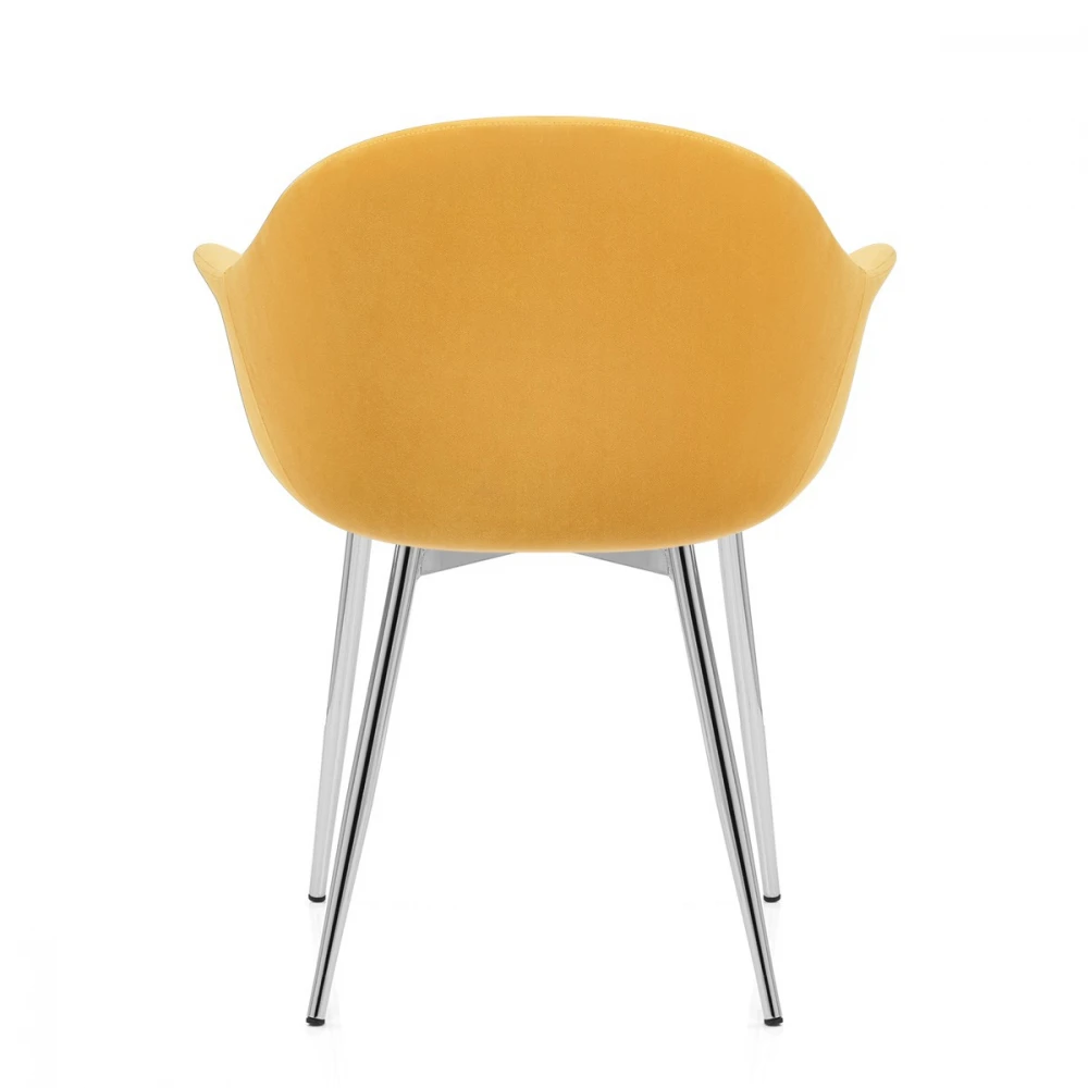 Samt Stuhl Chrom - Flare 6 Samt Stuhl Chrom - Flare – Bild 4