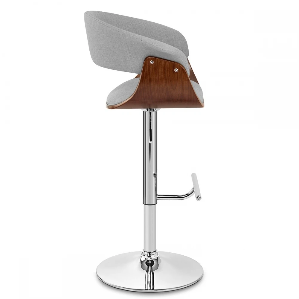 Atlantic Stoffbarhocker Walnuss - Grafton 5 Atlantic Stoffbarhocker Walnuss - Grafton – Bild 3