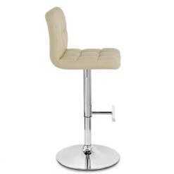 Kunstleder Barhocker Chrom - Grid Sonderangebot -Barhocker Welt grid kunstleder 2