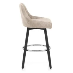 Wildlederimitat Barhocker - Hamilton -Barhocker Welt hamilton wildleder barhocker 2