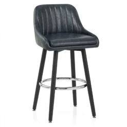 Antik Kunstleder Barhocker - Hamilton