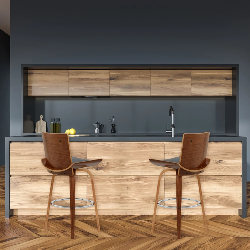 Atlantic Kunstleder Holzbarhocker - Harper 9 Atlantic Kunstleder Holzbarhocker - Harper – Bild 7