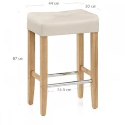 Atlantic Holz Barhocker - Otis Eiche -Barhocker Welt holz barhocker otis eiche 5