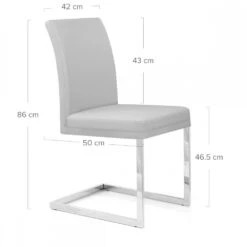 Atlantic Kunstleder Chrom Stuhl - Jade -Barhocker Welt jade 5