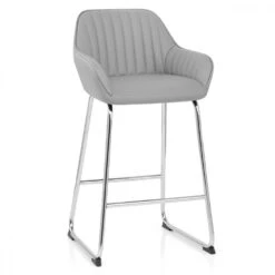 Kunstleder Barhocker Chrom - Kanto