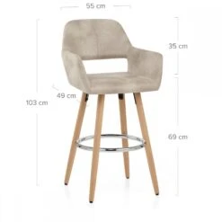 Atlantic Kunstleder Barhocker Antik - Kite -Barhocker Welt kite kunstleder 5