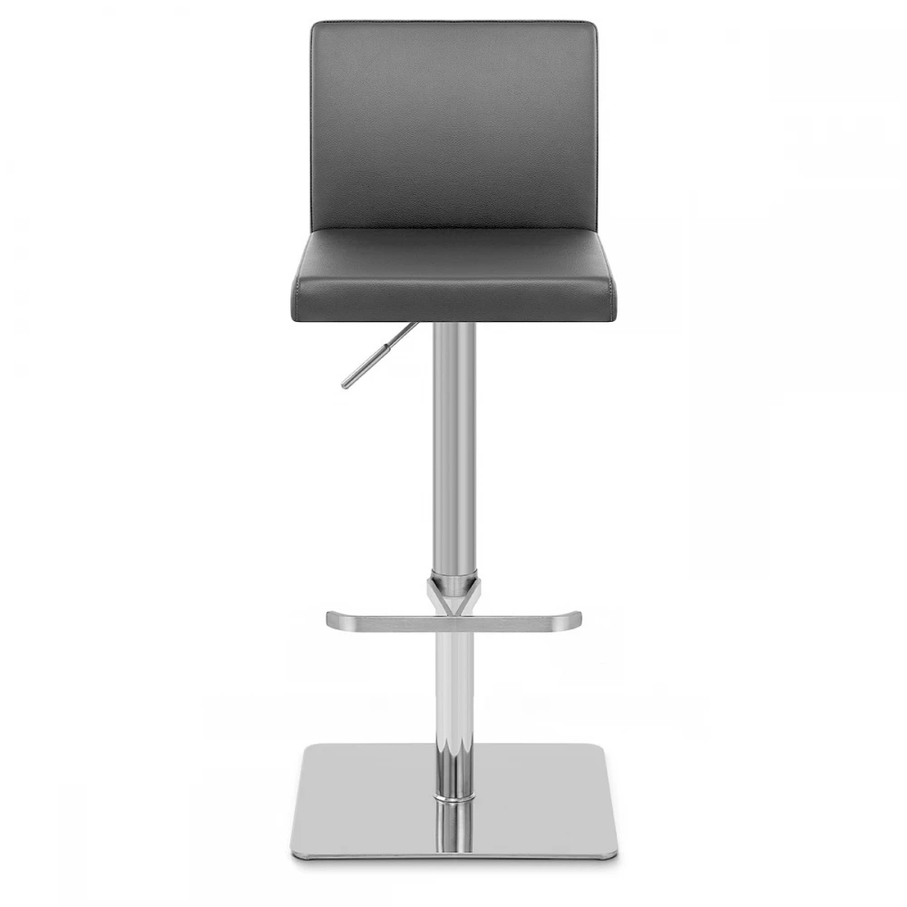 Atlantic Kunstleder Barhocker Gebürstet - Lexi 4 Atlantic Kunstleder Barhocker Gebürstet - Lexi – Bild 2