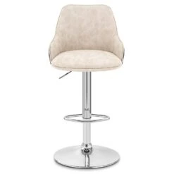 Kunstleder Barhocker Stoff - Plaza -Barhocker Welt kunstleder barhocker stoff plaza 1