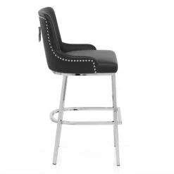 Kunstleder Barhocker Chrom - Bliss -Barhocker Welt kunstleder chrom bliss 2