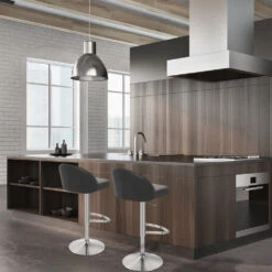 Atlantic Echtleder Barhocker Gebürstet - Mimi -Barhocker Welt mimi echtleder 6