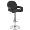 Atlantic Kunstleder Barhocker Chrom - Munich -Barhocker Welt munich