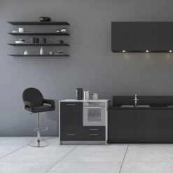 Atlantic Kunstleder Barhocker Chrom - Munich -Barhocker Welt munich 6