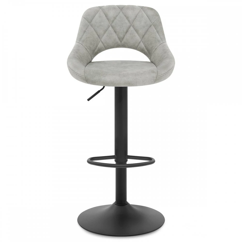 Wildlederimitat Barhocker - Nikita 4 Wildlederimitat Barhocker - Nikita – Bild 2