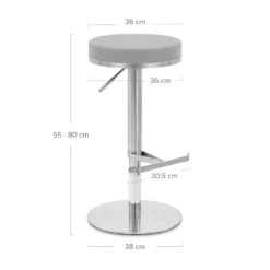Atlantic Kunstleder Barhocker Gebürstet - Oracle -Barhocker Welt oracle 5