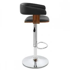 Atlantic Kunstleder Barhocker Chrom - Orlando -Barhocker Welt orlando chaise de bar bois 2