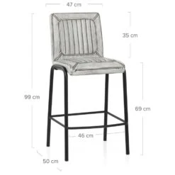 Barhocker Kunstleder - Osprey -Barhocker Welt osprey kunstleder 5