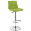 Atlantic Kunstleder Chrom Barhocker - Paradis -Barhocker Welt paradis