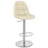 Atlantic Kunstleder Barhocker Gebürstet - Rochelle -Barhocker Welt rochelle chrom geburstet
