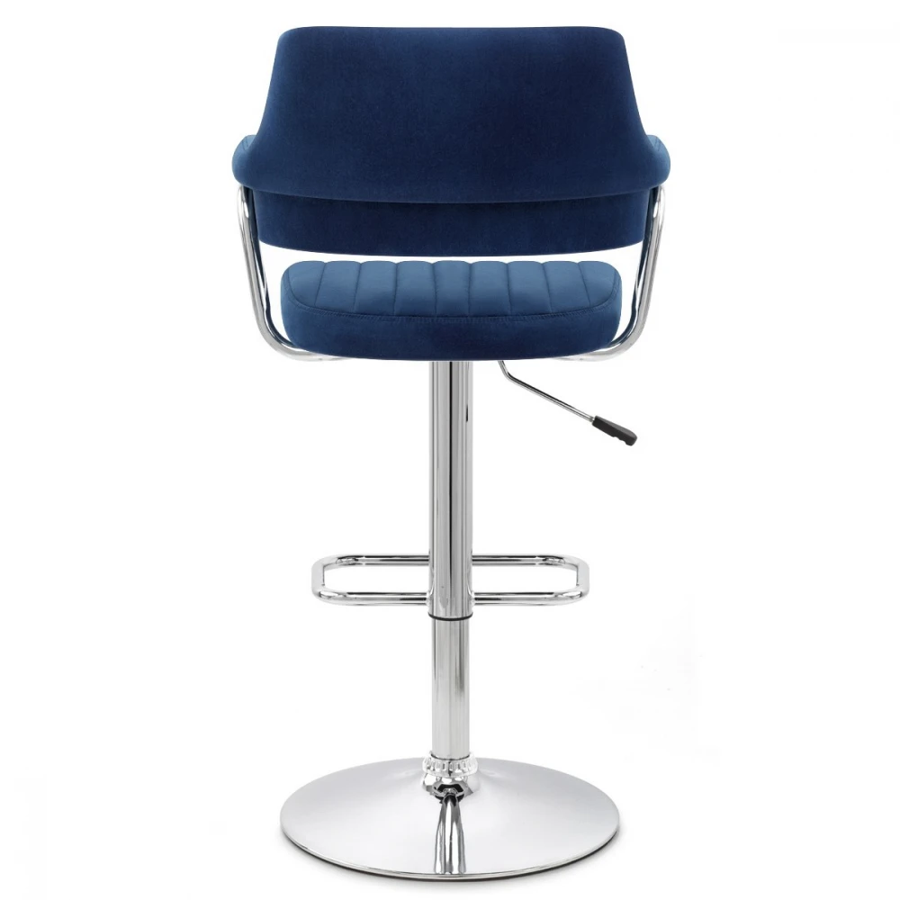 Samt Barhocker Chrom - Skyline 6 Samt Barhocker Chrom - Skyline – Bild 4