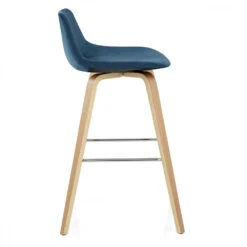 Samt Barhocker Holz - Reef -Barhocker Welt samt barhocker holz reef 2