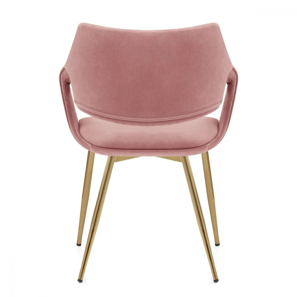 Samt Esszimmerstuhl Gold - Fairfield 6 Samt Esszimmerstuhl Gold - Fairfield – Bild 4