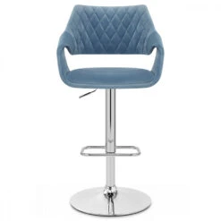 Samtstoff Barhocker - Fairfield -Barhocker Welt samtstoff barhocker fairfield 1