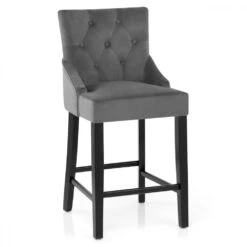 Samtstoff Barhocker - Loxley