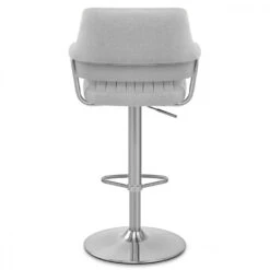 Stoff Barhocker Gebürstet - Skyline -Barhocker Welt skyline stoff barhocker geburstet 3