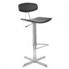 Atlantic Barhocker Chrom - Blade - Schwarz 1 Atlantic Barhocker Chrom - Blade - Schwarz -Barhocker Welt spaltleder barhocker chrom blade schwarz