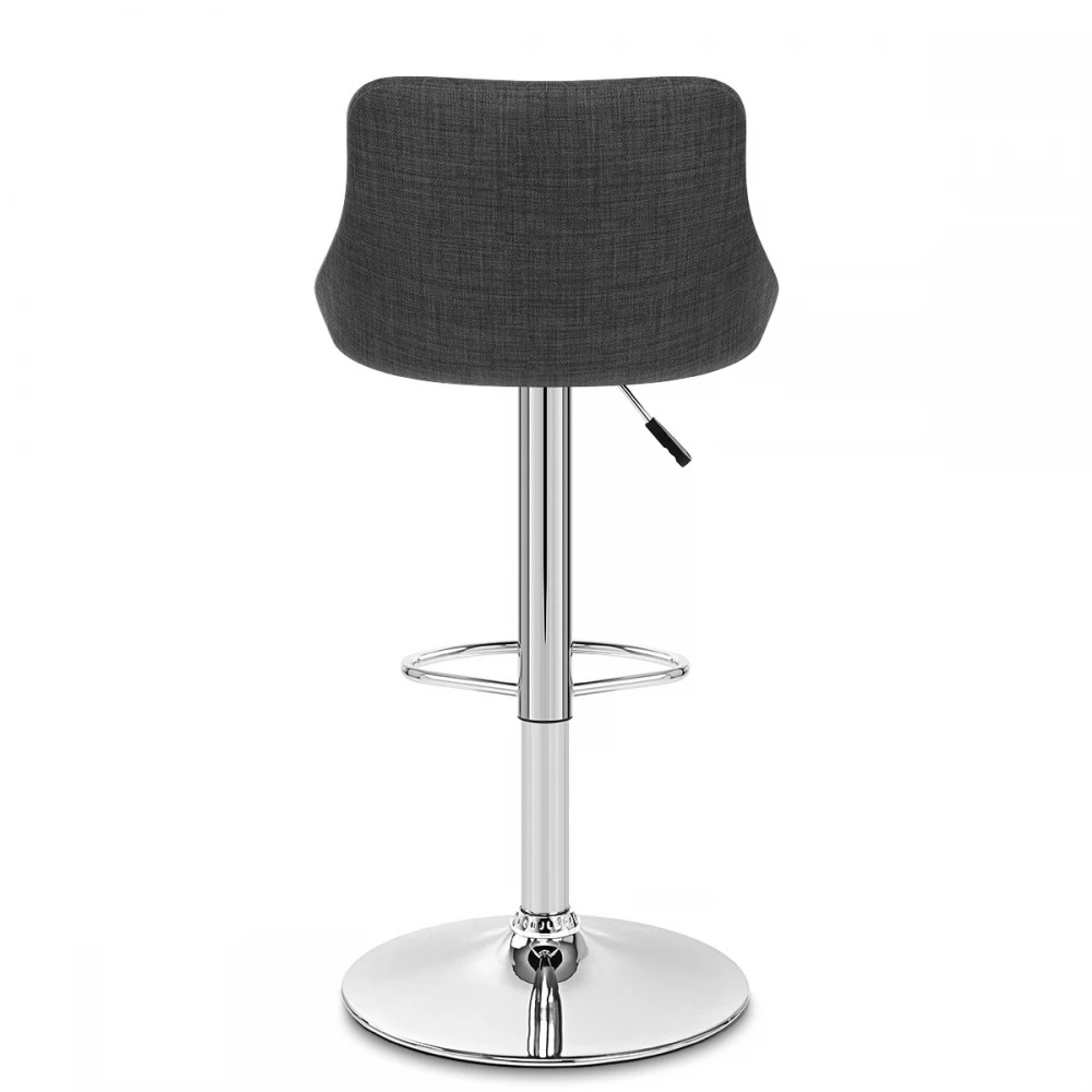 Stoff Barhocker Chrom - Stitch 6 Stoff Barhocker Chrom - Stitch – Bild 4