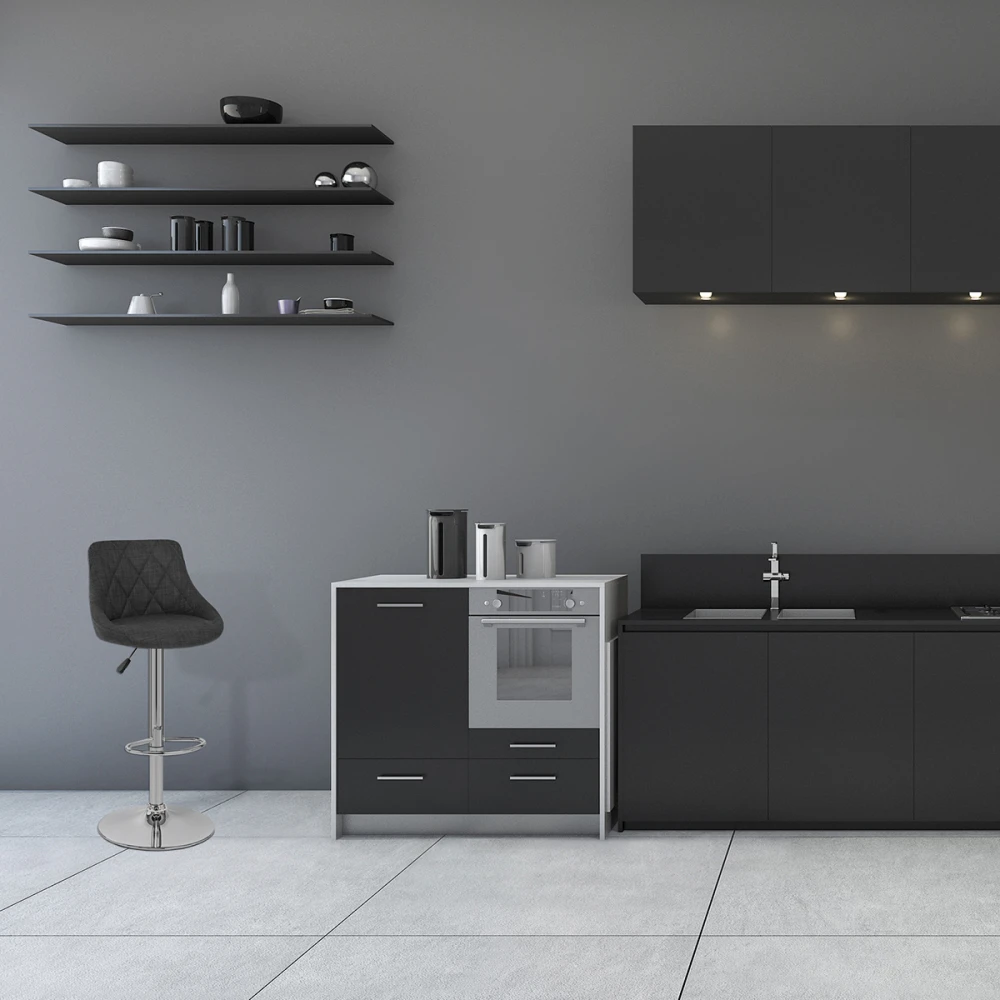 Stoff Barhocker Chrom - Stitch 9 Stoff Barhocker Chrom - Stitch – Bild 7