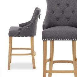 Atlantic Stoffbarhocker - Ascot - Eiche -Barhocker Welt stoffbarhocker ascot eiche 9