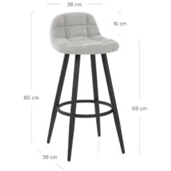 Stoffbarhocker - Solo 13 Stoffbarhocker - Solo -Barhocker Welt stoffbarhocker solo 5